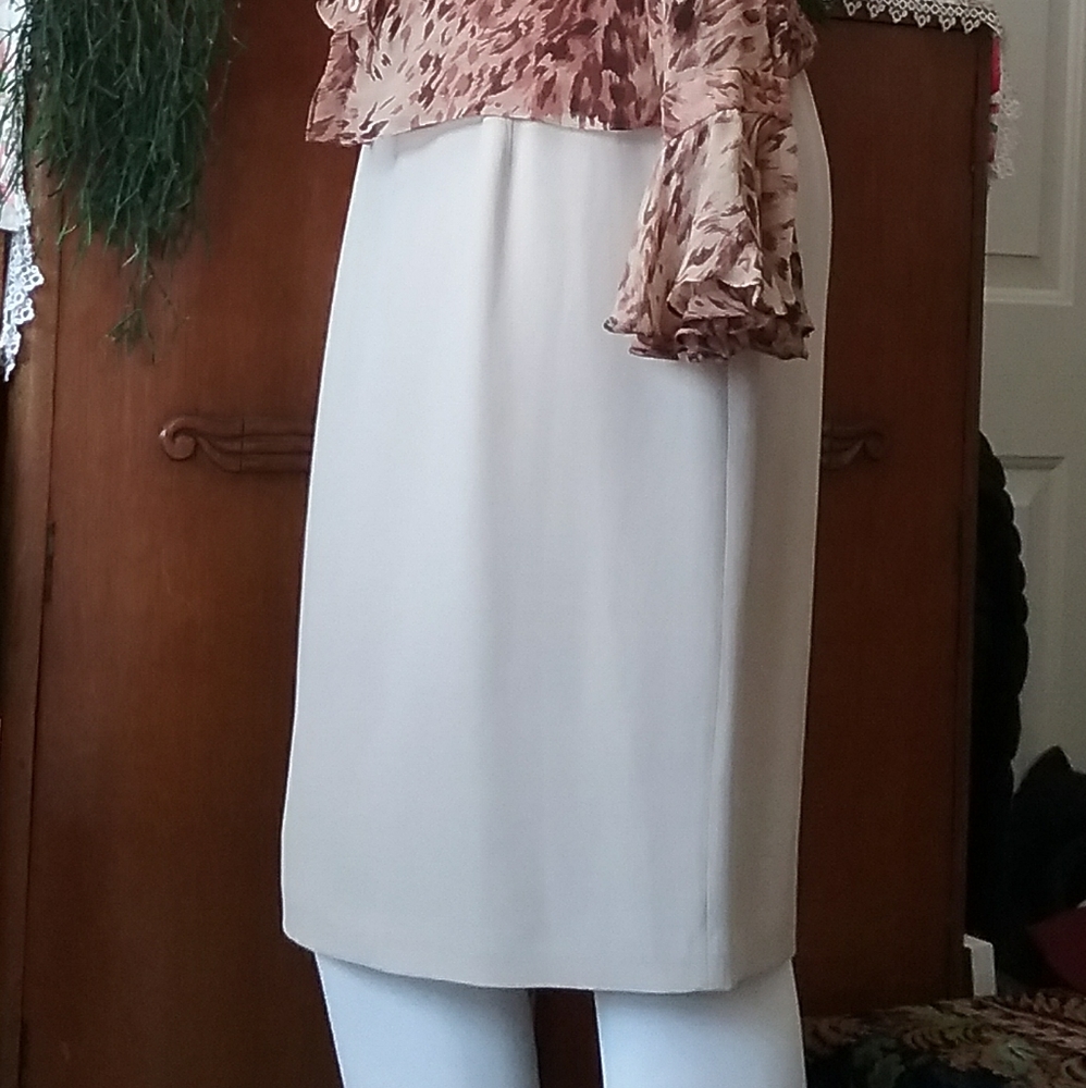Chaus Silk Skirt